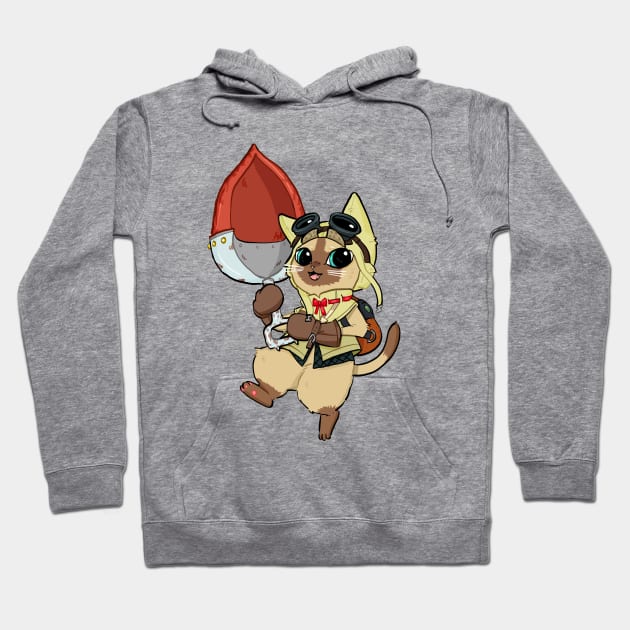 Palico Hoodie by shootingstarsaver@gmail.com